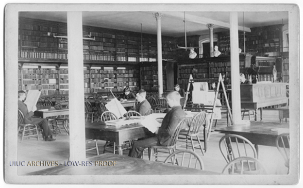 The Library in University Hall
