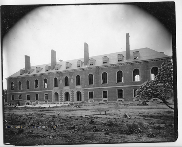 Construction of the Main Library building